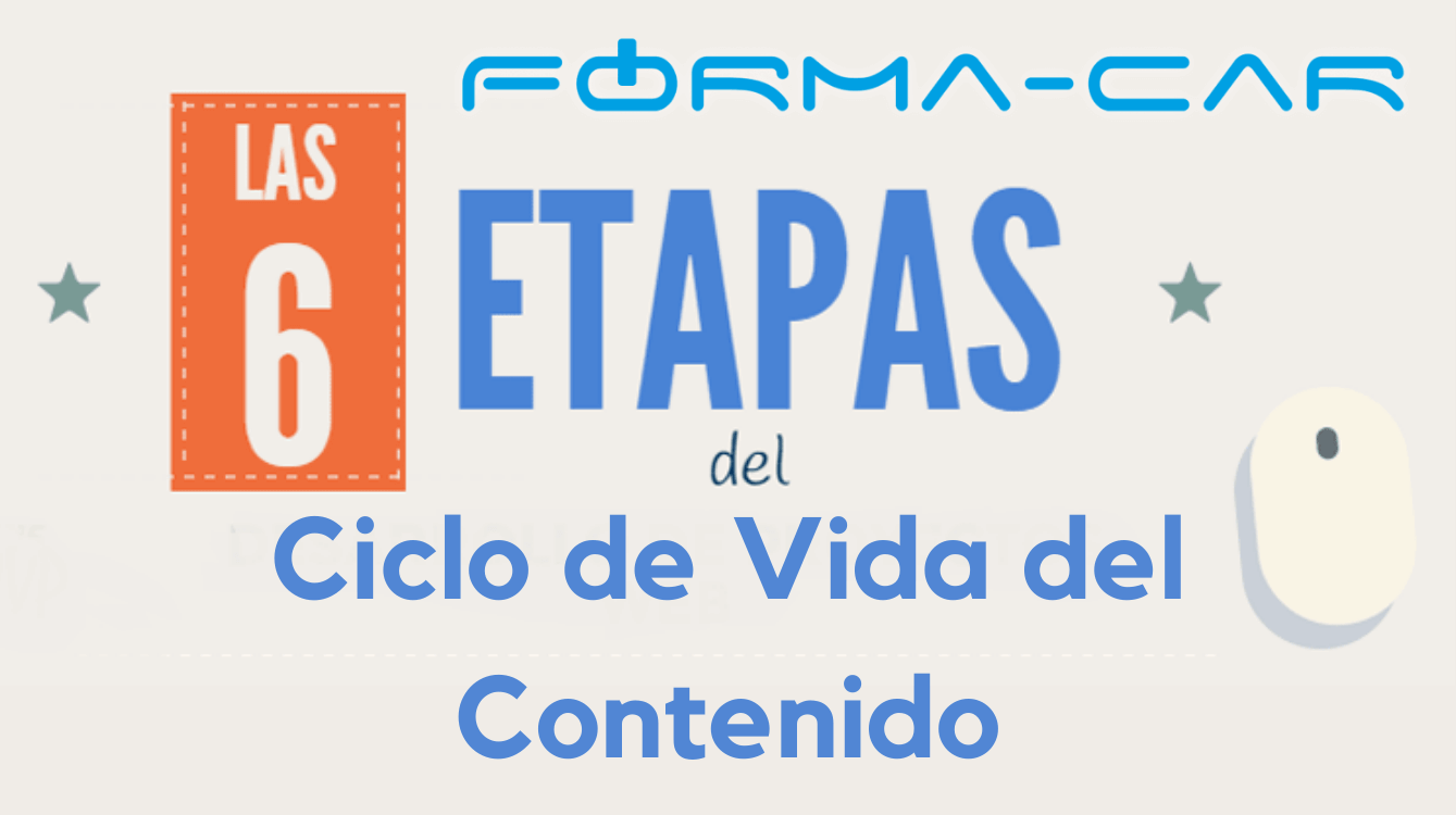 Las 6 etapas del ciclo de vida del contenido